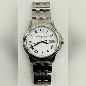 Raymond Weil Geneve Stainless Steel 42mm Watch Model #5578 in Box